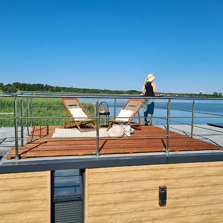 Botel Houseboat By Jamno With Rooftop Terrace Łazy